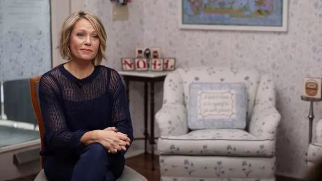 Edikted Seeing Stars Oversized Sweater worn by Dylan Dreyer as seen in Today on March 3, 2025