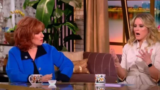 Lafayette 148 Simone Reversible Wool & Cashmere Coat worn by Joy Behar as seen in The View on February 28, 2025