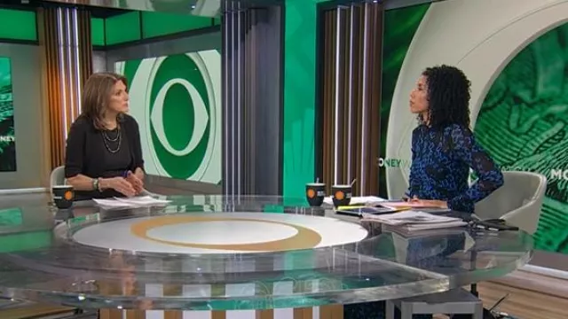 Diane von Furstenberg Kristie Robe portée par Adriana Díaz telle qu’elle est vue dans CBS Mornings le 4 mars 2025