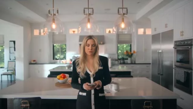 L'Agence Uzma Dress worn by Isla Gordon (Kate Hudson) as seen in Running Point (S01E09)