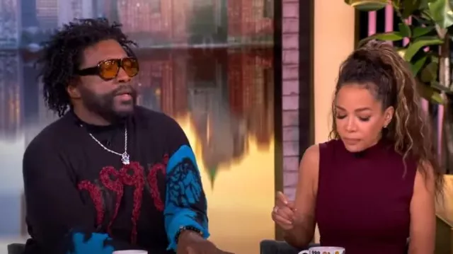 Kidill HO99O9 Pullover Knit Sweater worn by Questlove as seen in The View on March 5, 2025