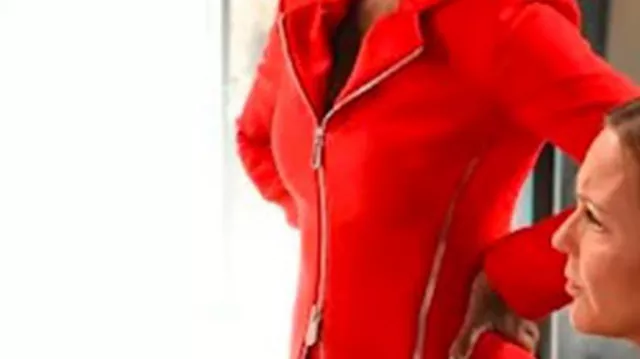 Red Zipper Blazer of Gabi Mosely (Shanola Hampton) in Found (S02)