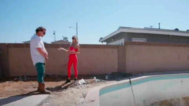 Alo Yoga High-Waist Airlift Legging usado por Christina El Moussa como se ve en The Flip Off (S01E06)