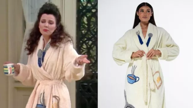 Breakfast Robe of Fran Fine (Fran Drescher) in The Nanny (S01E05)