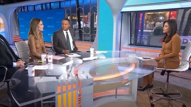 Robe A.L.C. Lance portée par Kaylee Hartung comme on le voit dans Today le 6 mars 2025