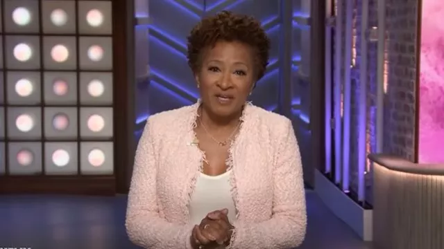 Iro Classic Fringed Jacket worn by Wanda Sykes as seen in The Kelly Clarkson Show on March 7, 2025