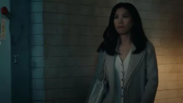 Soia & Kyo Benicia Wool Coat worn by Melody 'Mel' Bayani (Liza Lapira) as seen in The Equalizer (S05E10)