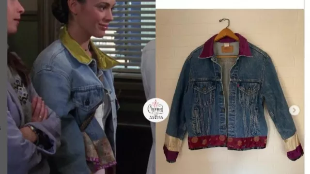 Bella Dahl para la chaqueta vaquera vintage de Levi's usada por Phoebe Halliwell (Alyssa Milano) en Charmed (T02E11)