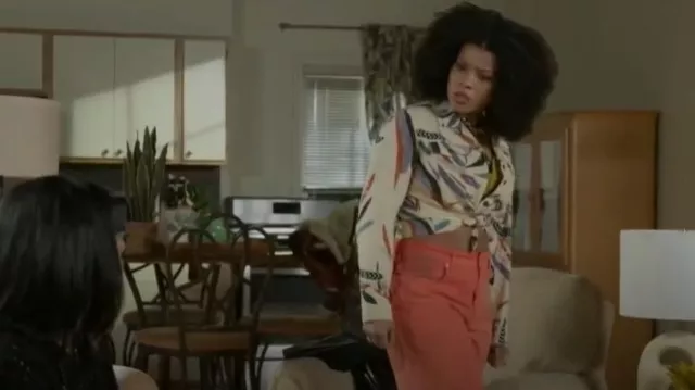 Chicos Vintage Linen Blend Button Up Jacket worn by Eva Thomas (Ambyr Michelle) as seen in Beyond the Gates (S01E02)