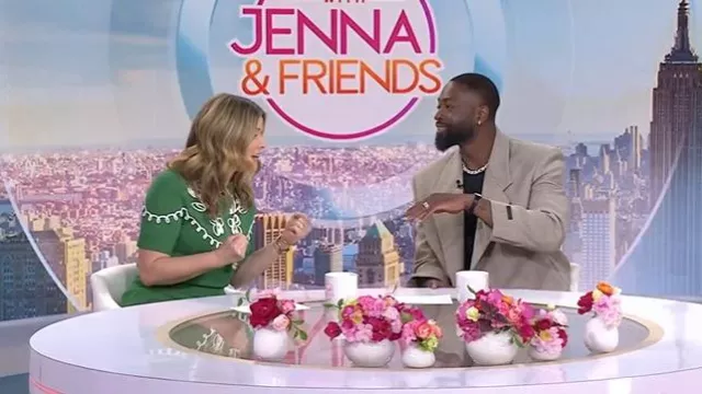 Fear Of God Heavy Wool Twill Relaxed Blazer worn by Dwyane Wade as seen in Today with Jenna & Friends on March 11, 2025