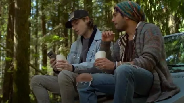 Levi's Men's Relaxed Fit Trucker Jacket worn by Jesse (Quinten James) as seen in Murder in a Small Town (S01E06)