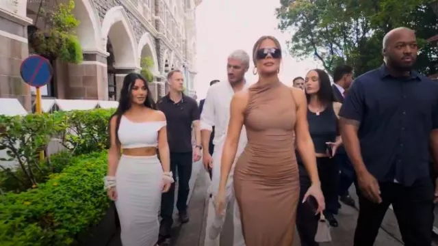 Goyard Nano Saigon Structure Bag worn by Khloé Kardashian as seen in The Kardashians (S06E06)