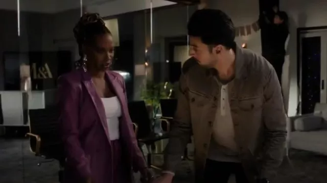 Zadig & Voltaire Visko Blazer worn by Gabi Mosely (Shanola Hampton) as seen in Found (S02E15)
