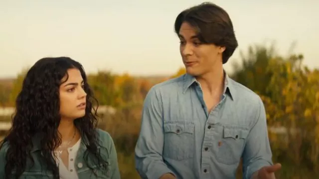 Camisa Levi's Vintage 70's Chambray usada por el joven Colton Landry (Jordan Doww) como se ve en The Way Home (T03E08)