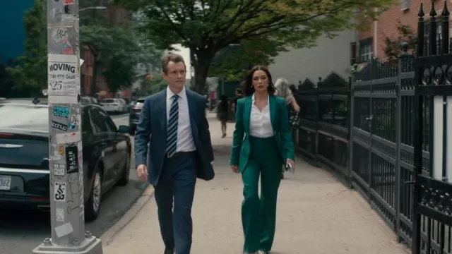 Hugo Boss Gren Womens Trousers worn by ADA Samantha Maroun (Odelya Halevi) as seen in Law & Order (S24E01)