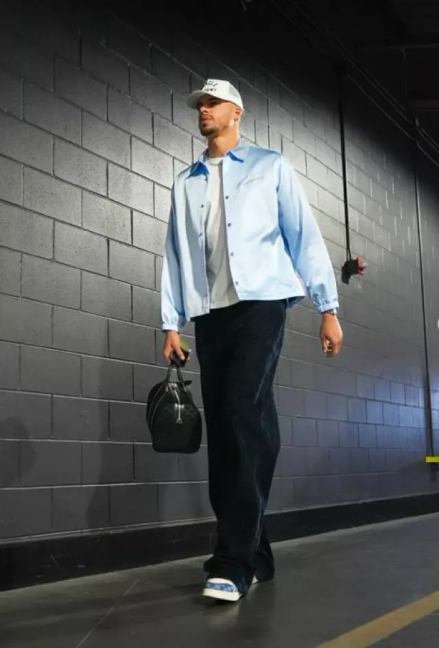 Nahmias White 'Miracle Academy' Trucker Hat worn by Michael Porter Jr. on the Instagram account @nuggets