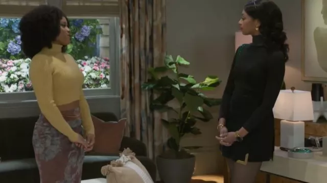 Silence + Noise Naomi Column Mesh Maxi Skirt usada por Eva Thomas (Ambyr Michelle) como se ve en Beyond the Gates (S01E08)