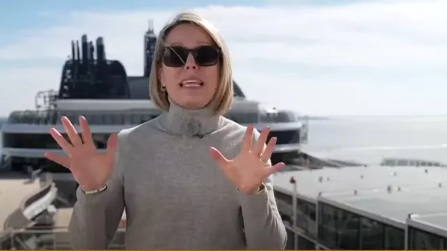 Talbots Cashmere Perfect Turtleneck worn by Dylan Dreyer as seen in Today on March 18, 2025