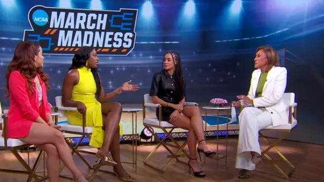 Sergio Hudson Three Button Jacket worn by Robin Roberts as seen in Good Morning America on March 17, 2025