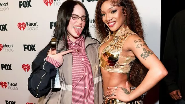 IHeartRadio Music Awards 2025 Bomber Jacket of Billie Eilish on the Instagram account @gettyentertainment