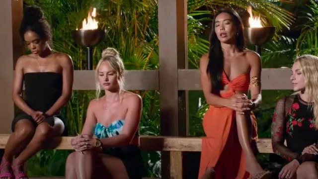 Robe Melani Eve portée par Alexa Santamaria vue dans L’île de la tentation (S06E06)