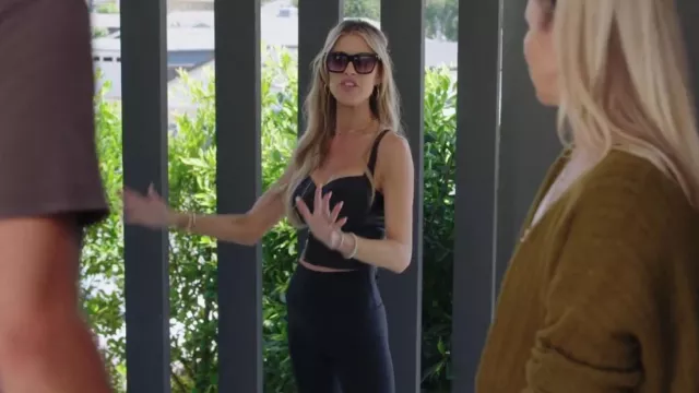 Alo Yoga 7/8 High-Waist Airlift Legging porté par Christina Hall comme on le voit dans Christina on the Coast (S06E11)
