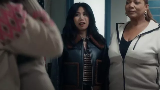 Veste A.L.C. Archer portée par Melody 'Mel' Bayani (Liza Lapira) vue dans The Equalizer (S05E11)