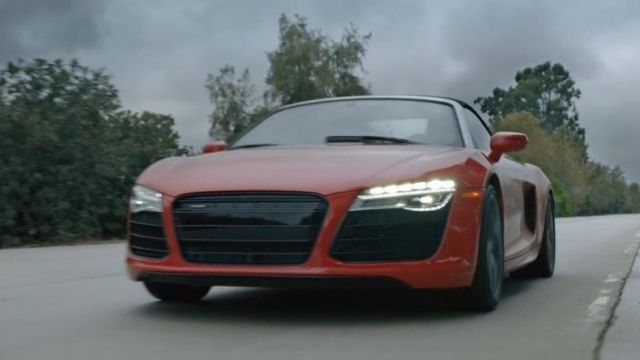 The red Audi R8 of Phil Miller in The Last Man on Earth