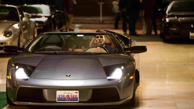 The Lamborghini Murcielago Roadster of Bruce Wayne in Batman Begins