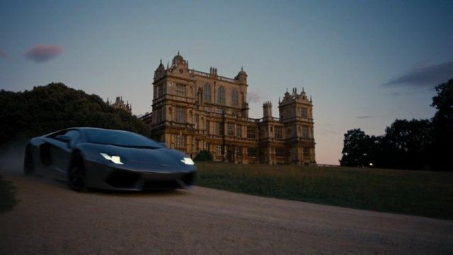 The Lamborghini Aventador of Bruce Wayne in The Dark Knight Rises