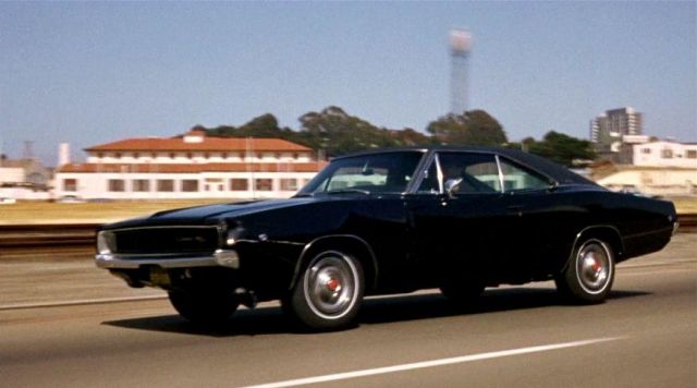 Dodge Charger car driven by Phil (Bill Hickman) as seen in Bullitt
