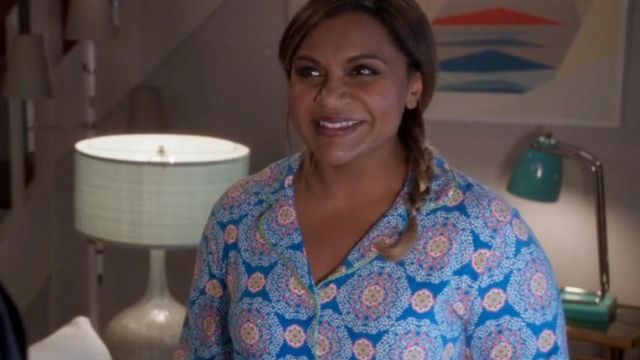 The pajamas BedHead Dr. Mindy Lahiri in The Mindy Project