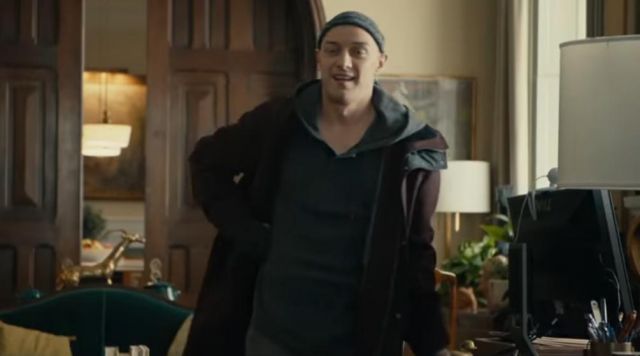 La parka bordeaux de James McAvoy dans Split