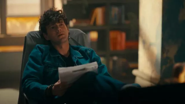 Levi's Wellthread Relaxed Trucker Jacket worn by Dr. Adam Croft (Peter Mark Kendall) in Watson (S01E02)