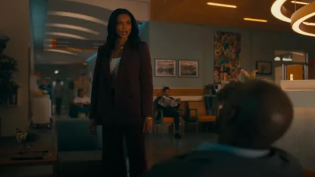 A.L.C. Calla Blazer worn by Dr. Mary Morstan (Rochelle Aytes) as seen in Watson (S01E03)