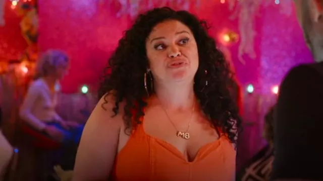 Simone I. Smith Honeycomb Earrings worn by Mavis Beaumont (Michelle Buteau) as seen in Survival of the Thickest (S02E03)