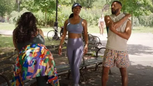 Jordan Essentials Poolside Shorts worn by Khalil (Tone Bell) as seen in Survival of the Thickest (S02E04)