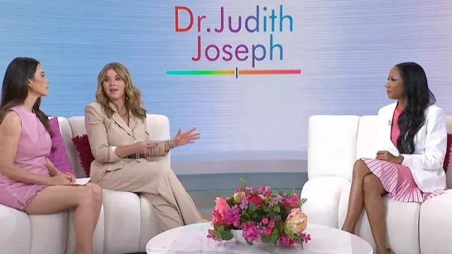 Veronica Beard Marbeau Pants worn by Jenna Bush Hager as seen in Today with Jenna & Friends on March 31, 2025