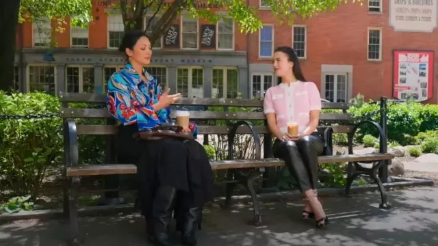 Steve Madden Smith Knee High Boot worn by Jordyn Taylor Braff as seen in Selling the City (S01E04)