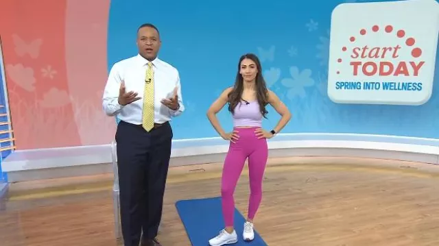 Baskets Skechers Uno 2 Air Around You portées par Danielle Gray comme on le voit dans Today le 2 avril 2025