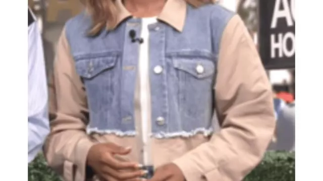 Two-Tone Trench Coat of Self - Correspondent (Zuri Hall) in Access Hollywood (S27)