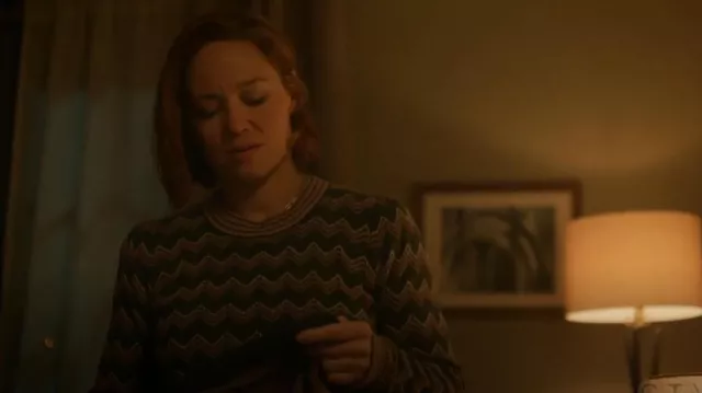 Veronica Beard Davignon Sweater worn by Angie Polaski (Erika Christensen) as seen in Will Trent (S03E13)