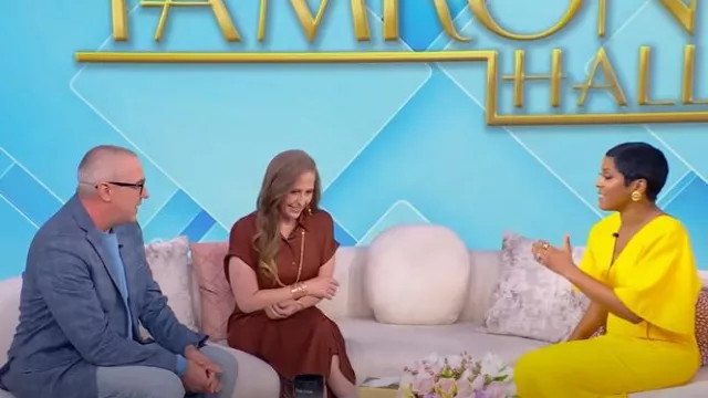 Steve Madden Tori Midi Dress worn by Katelyn Vargo as seen in Tamron Hall Show on April 14, 2025