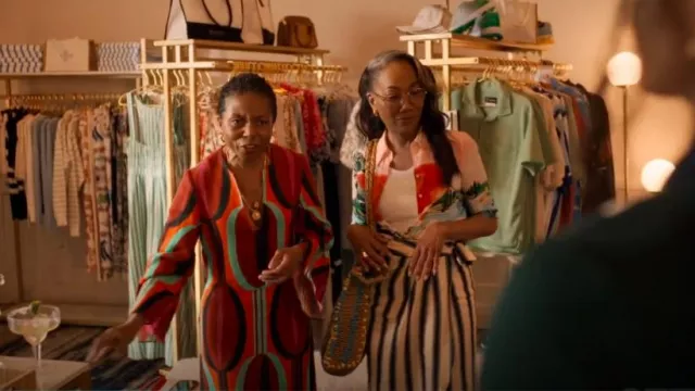 Philippa 1970 Pre-Order Lia Retro Tunic worn by Evelyn Mitchell (Lisa Gay Hamilton) as seen in Will Trent (S03E15)