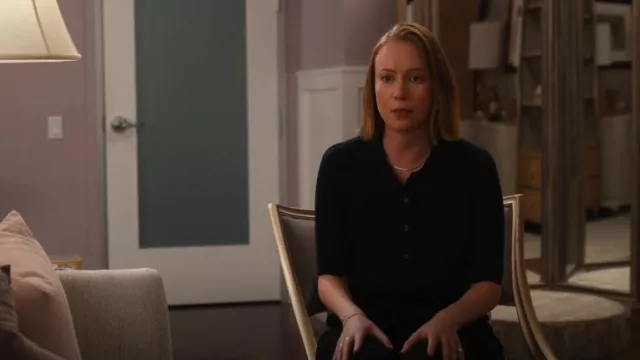 DO By Dee Ocleppo Polo Sweater worn by Ava (Hannah Einbinder) as seen in Hacks (S04E04)
