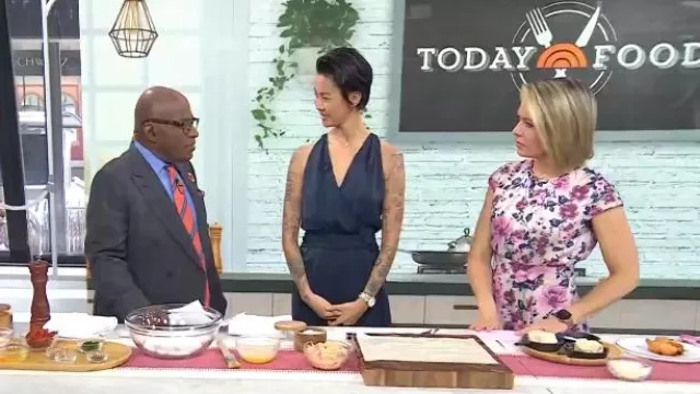 Gal Meets Glam Collection Julia Dress worn by Dylan Dreyer as seen in Today on April 22, 2025