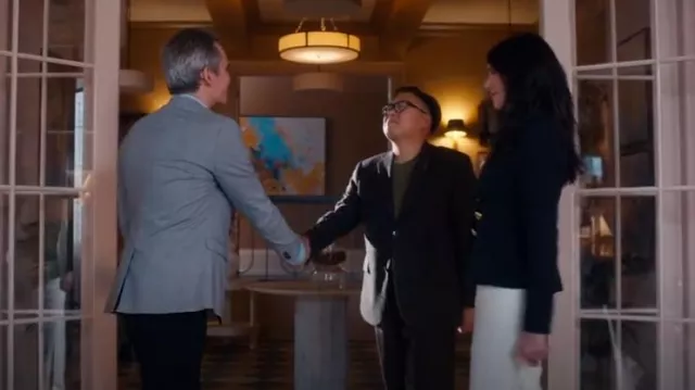 L'Agence Asymmetric Blazer worn by Monica Frazier (Lauren Graham) as seen in The Z-Suite (S01E04)