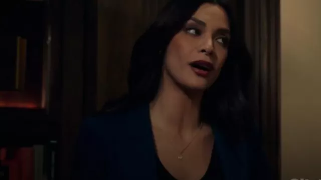 Theory Wool Blend Blazer worn by Samantha Maroun (Odelya Halevi) as seen in Law & Order (S24E18)