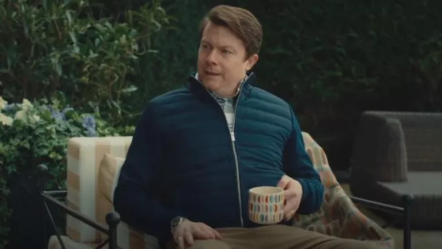 French Connection Hybrid Bomber Jacket worn by John Wright (Daniel Rigby) as seen in I, Jack Wright (S01E05)