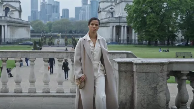 Paige Anessa Short Sleeve Jumpsuit worn by Sophie (Gugu Mbatha-Raw) as seen in Surface (S02E02)